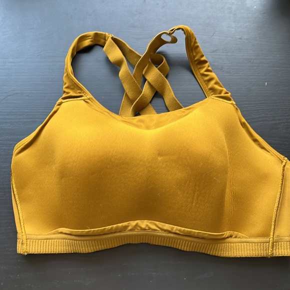 Lululemon Energy Bra High Support, Gold, 36D - Picture 4 of 6